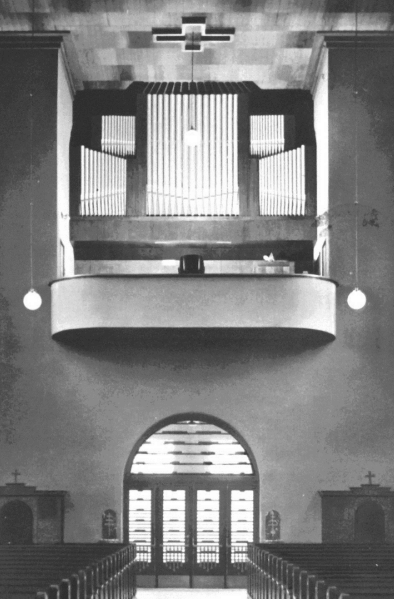 Kościół Świętej Rodziny we Wrocławiu - organy
